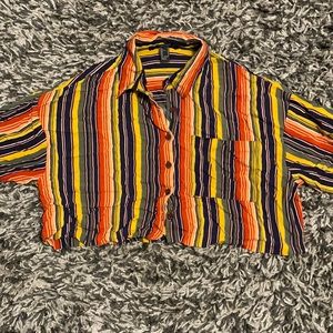 Women’s Striped crop top